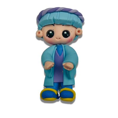 SAN11: Blue Sanrio Inspired Polymer Clay Kawaii