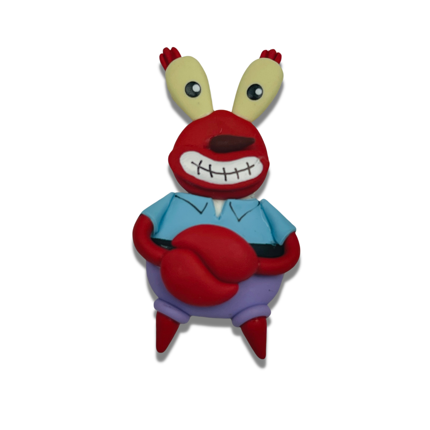 SB17: Mr. Crab Clay Hair Bow Center