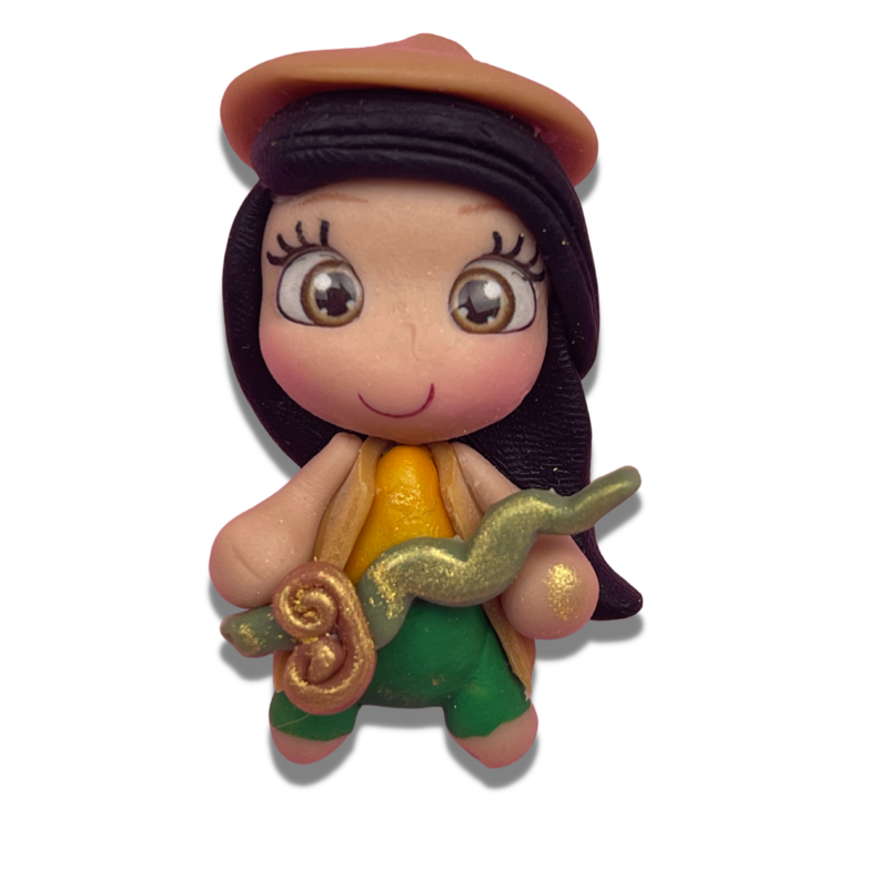 MT29: Mulan Handmade Clay Bow Centers Inspired