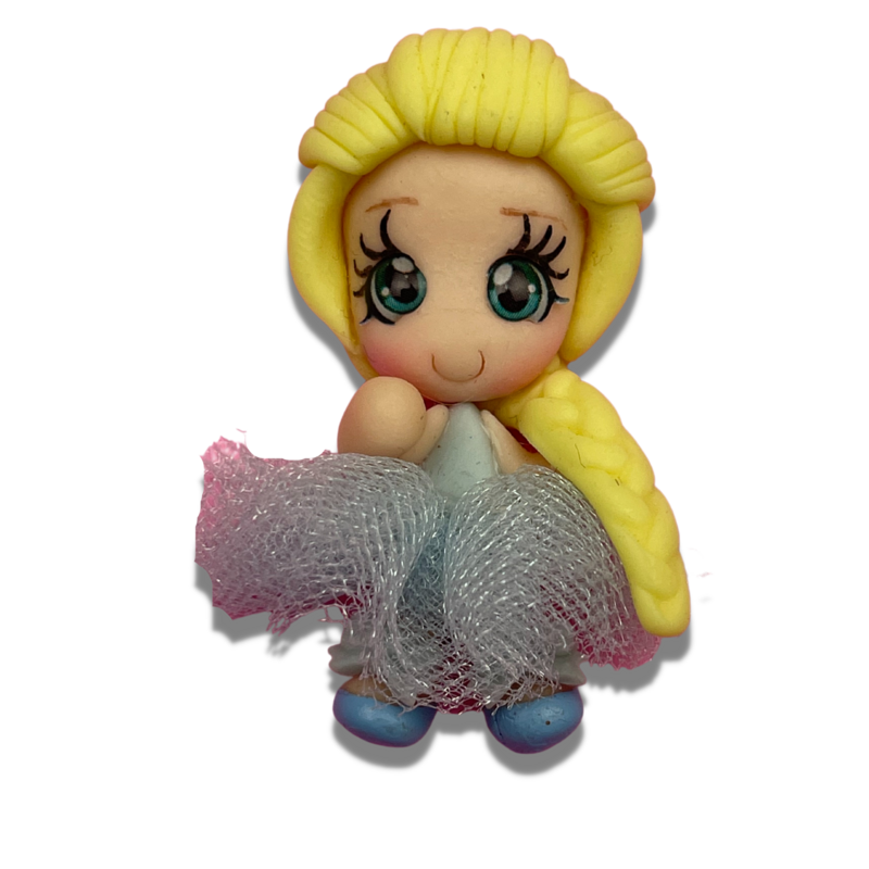 MT27: Princess Elsa Inspired Clay Bow Center