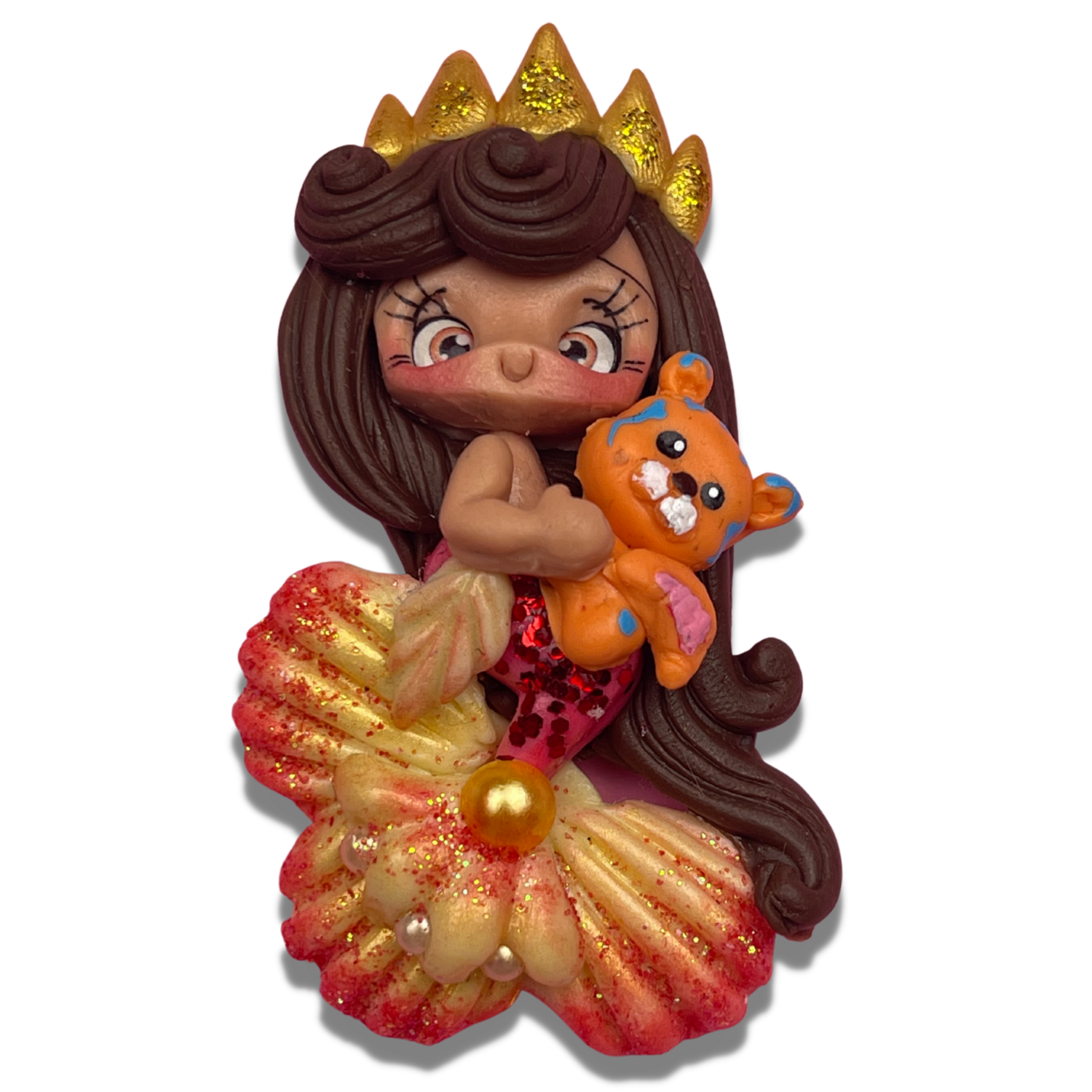 LJM20: Pocahontas Inspired Polymer Clay Mermaid Clay