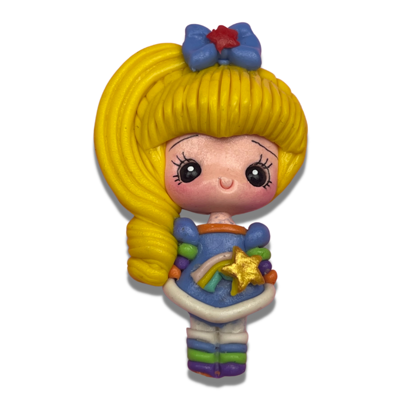 RBB11: Rainbow Brite Inspired Clay for Bow Center