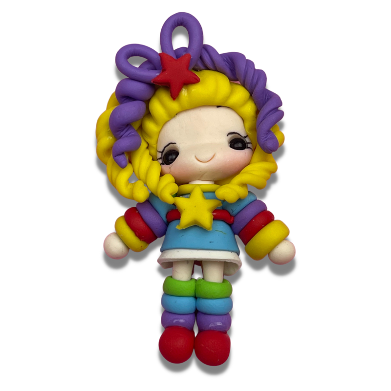 RBB13: Rainbow Brite Inspired Clay for Bow Center