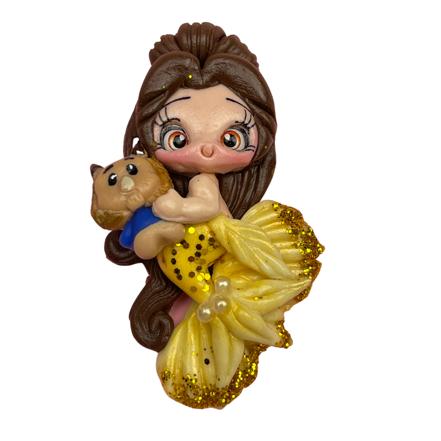 LJM21: Belle Inspired Polymer Clay Mermaid Clay