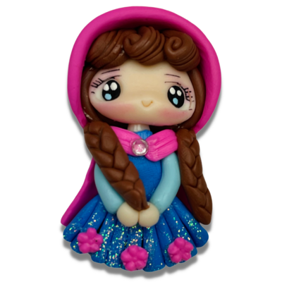 AA17: Princess Anna Inspired Clay Bow Center