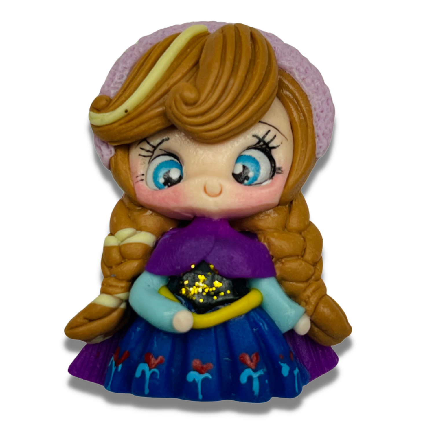AA15: Princess Anna Inspired Clay Bow Center