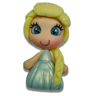 EL17: Princess Elsa Inspired Clay Bow Center