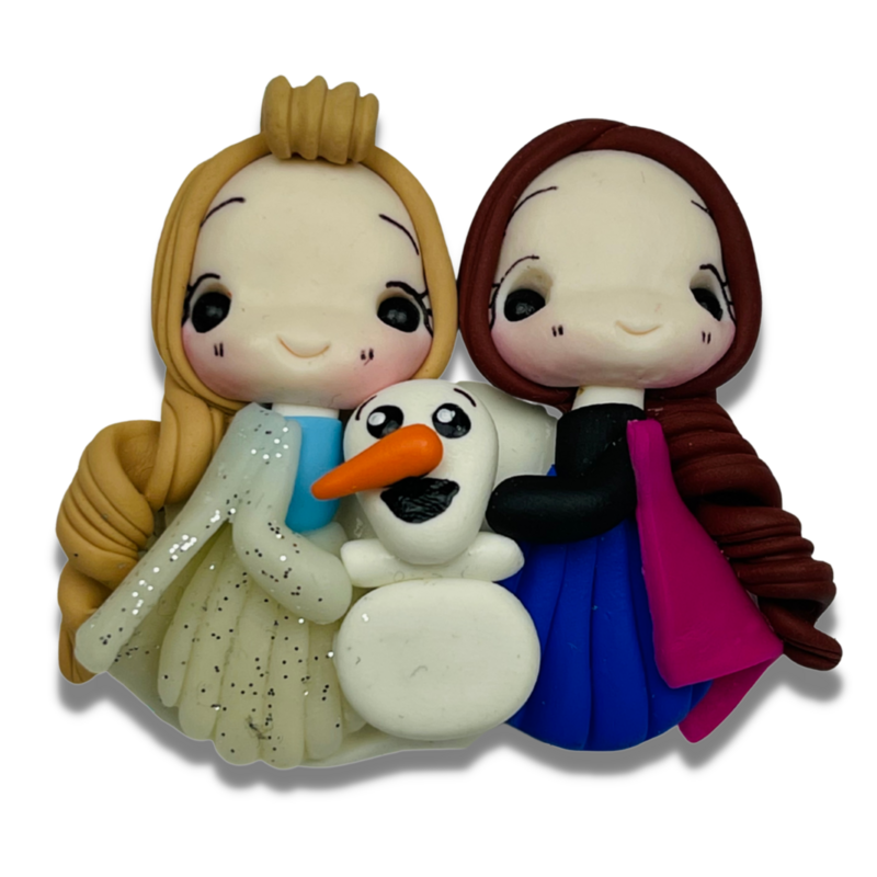 AA18: Princess Anna Inspired Clay Bow Center