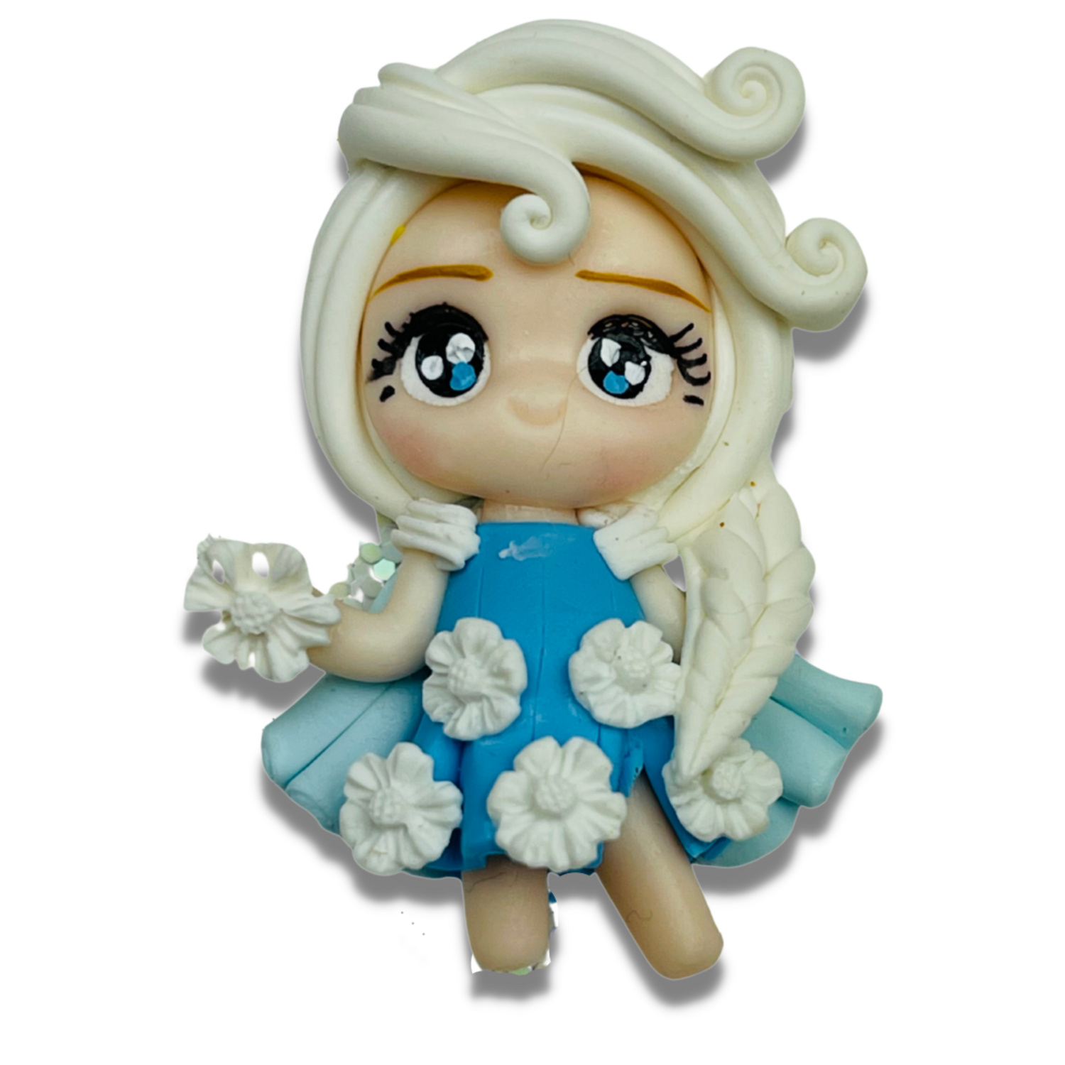 EL23: Princess Elsa Inspired Clay Bow Center