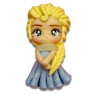 EL22: Princess Elsa Inspired Clay Bow Center
