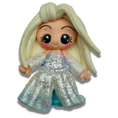 EL21: Princess Elsa Inspired Clay Bow Center
