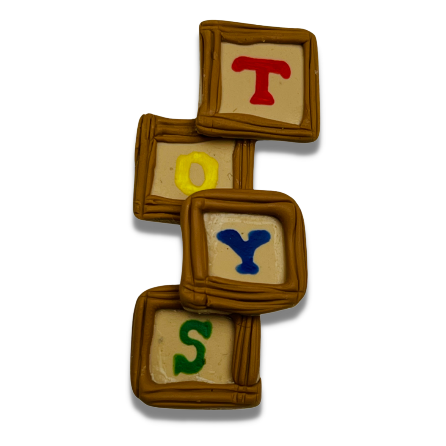 TS14: Handmade Clay Doll Clay Center for Bow