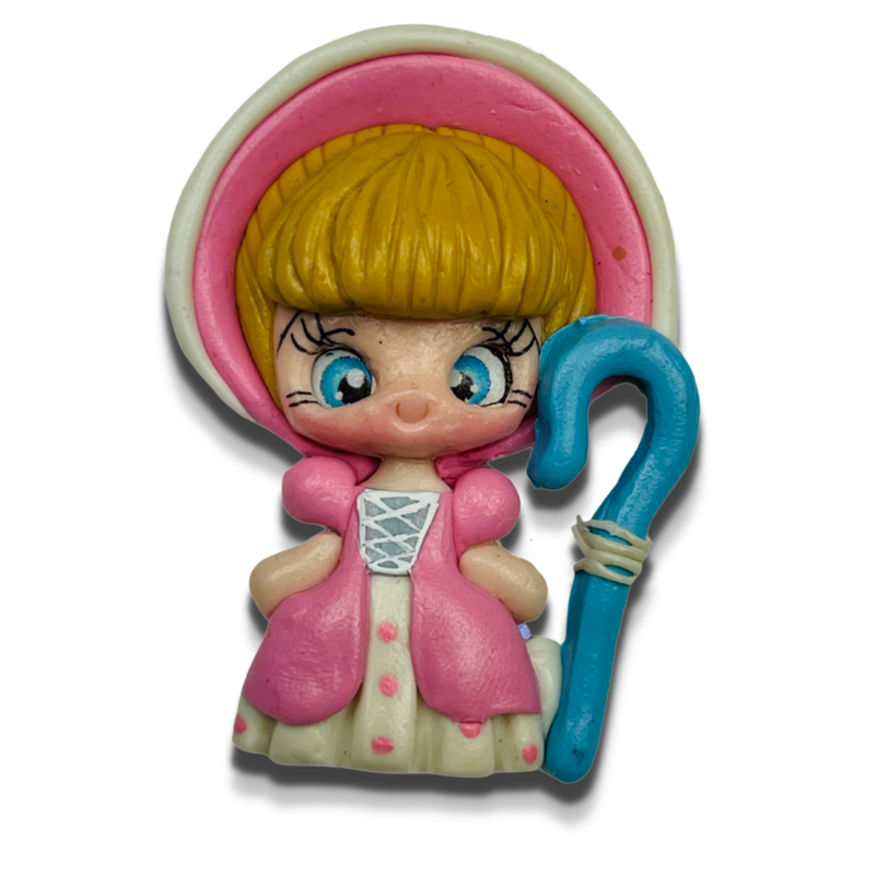 TS18: Handmade Clay Doll Clay Center for Bow