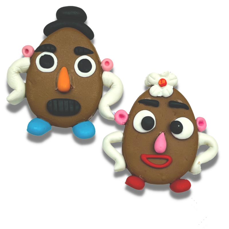 TS17: Handmade Clay Doll Clay Center for Bow