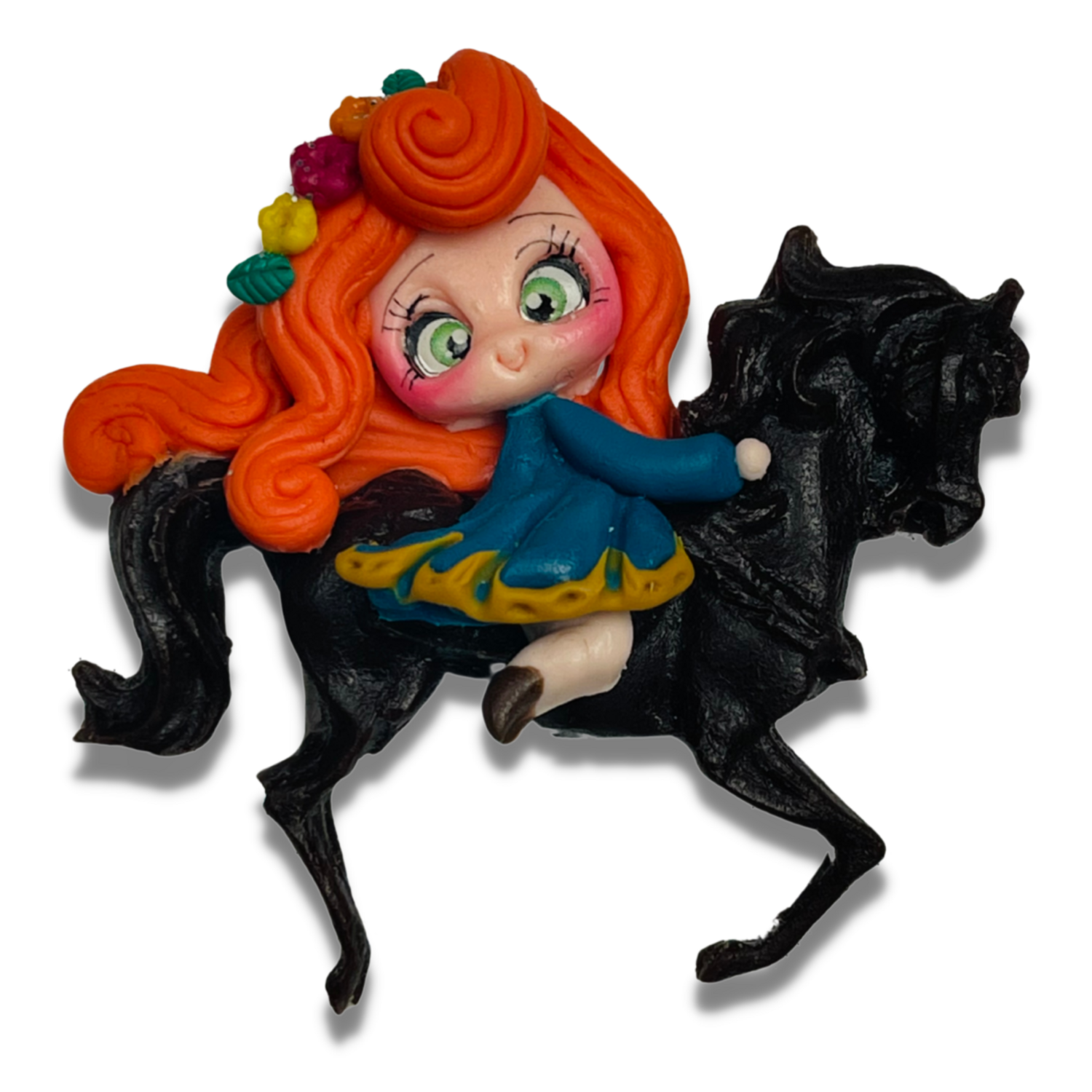 BR12: Princess Merida Inspired Clay Bow Center