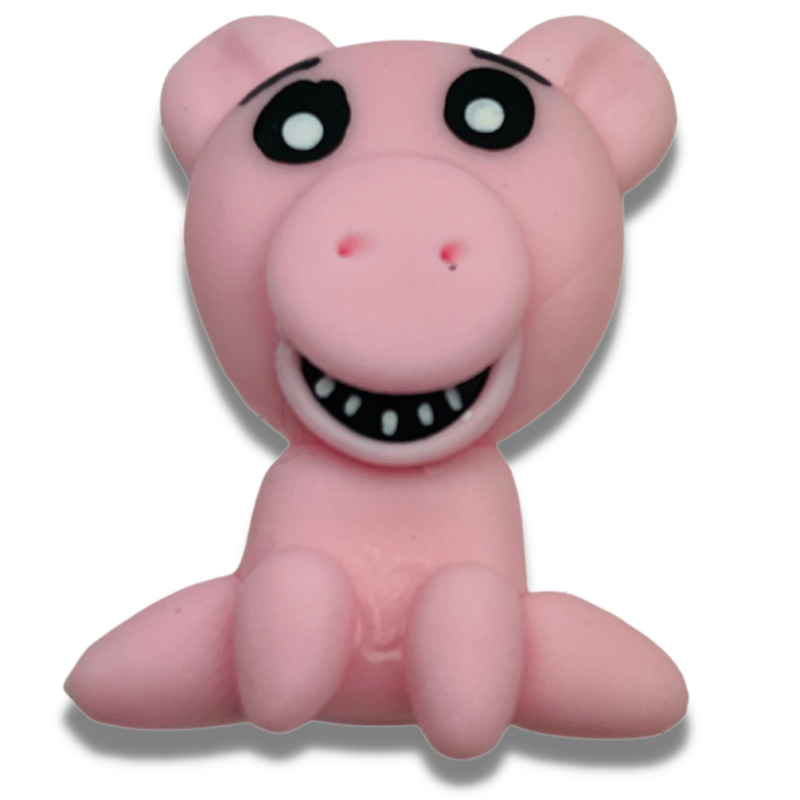 TS27: Handmade Clay Doll Clay Center for Bow