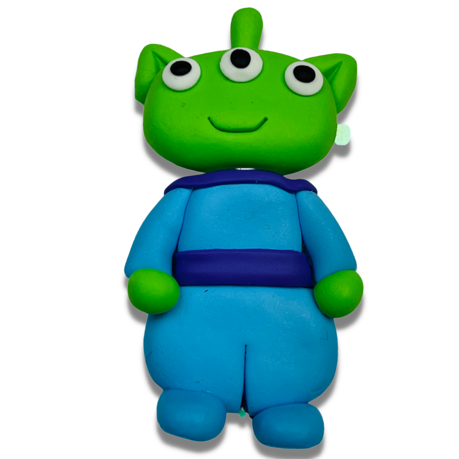 TS20: Handmade Clay Doll Clay Center for Bow