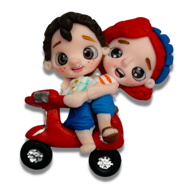 LUC10: LUC Inspired Polymer Clay HairBow Center DIY