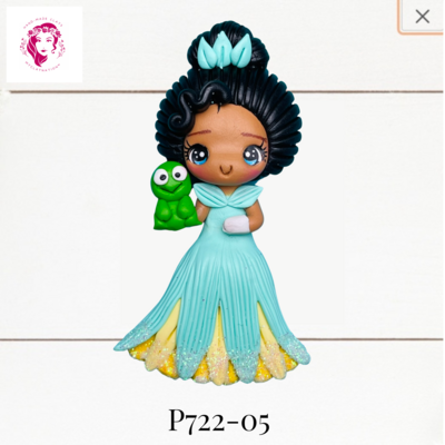 P722-05: Princess Inspired Clay Bow Center