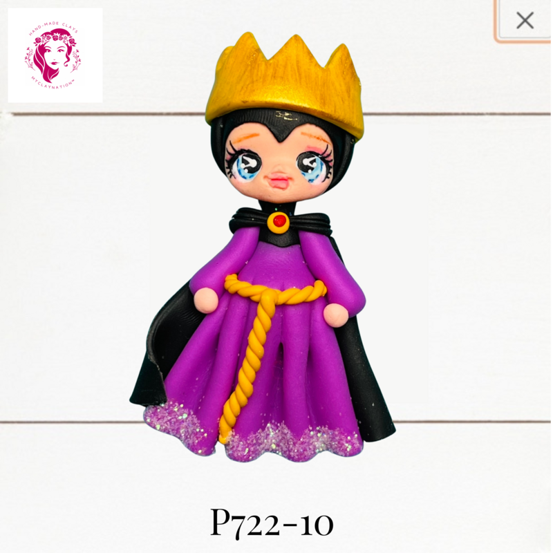 P722-10: Princess Inspired Clay Bow Center