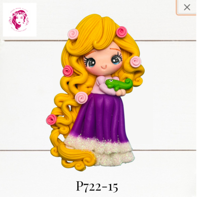 P722-15: Princess Inspired Clay Bow Center