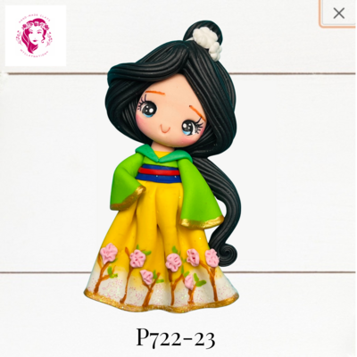 P722-23: Princess Inspired Clay Bow Center