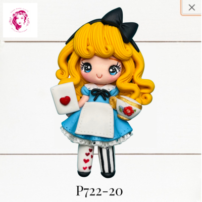 P722-20: Princess Inspired Clay Bow Center