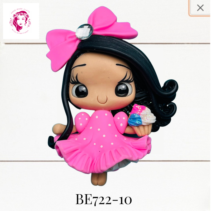 BE722-10: Big Eyes Clay Bow Center (LRG)