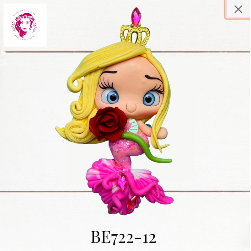BE722-12: Big Eyes Clay Bow Center (LRG)