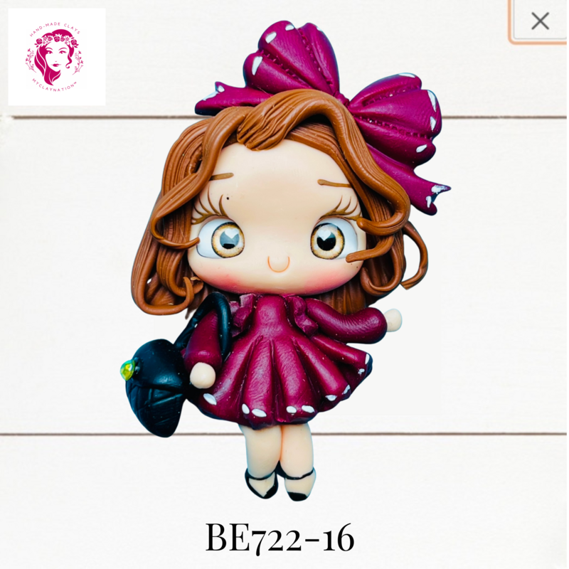 BE722-16: Big Eyes Clay Bow Center (LRG)
