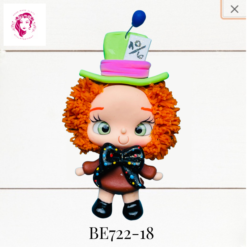 BE722-18: Big Eyes Clay Bow Center (LRG)