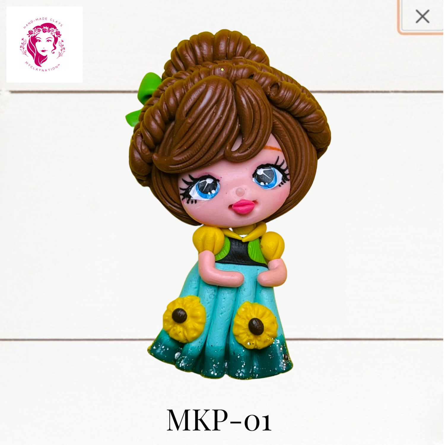 Princess Clay Hairbow Center Anna -MKP-01