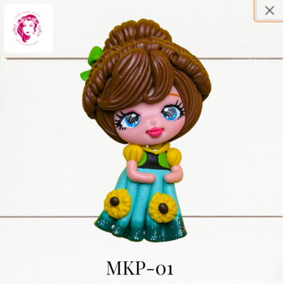Princess Clay Hairbow Center Anna -MKP-01