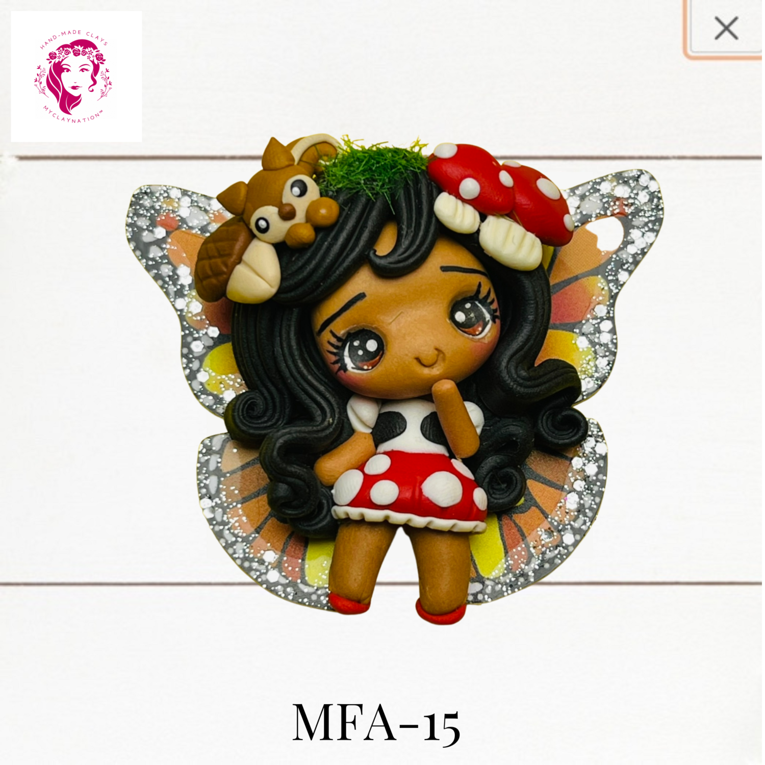 MFA-15: Magic Fairy Clay Bow Center