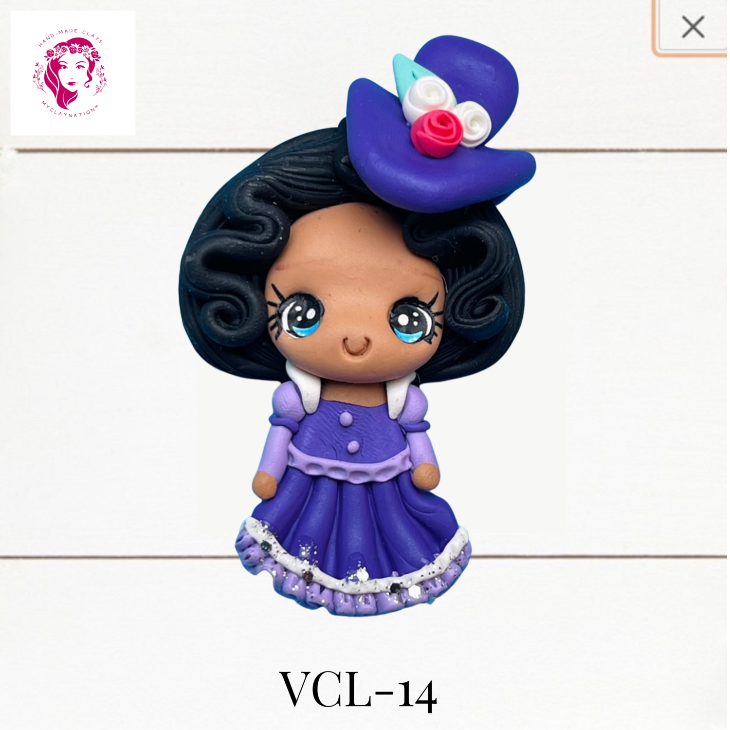 VCL-14: Victorian Ladies Clay Bow Center