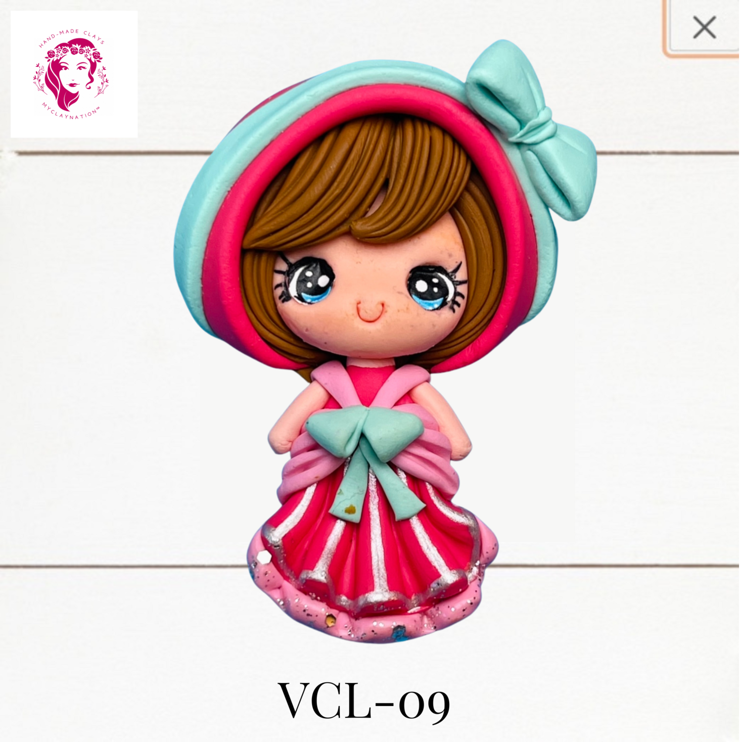 VCL-09: Victorian Ladies Clay Bow Center