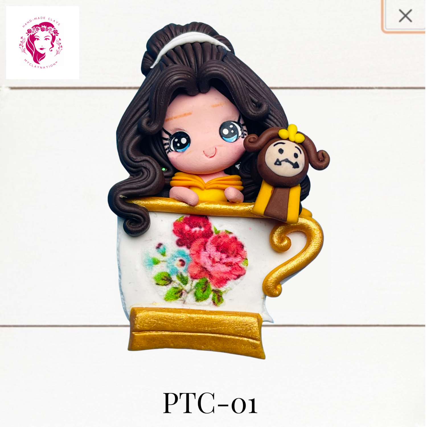 PTC-01: Princess &amp; Teacups Clay Bow Center