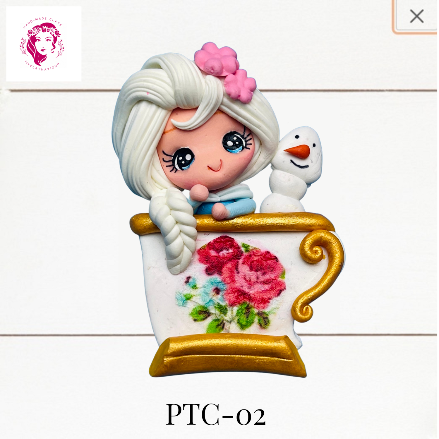 PTC-02: Princess &amp; Teacups Clay Bow Center