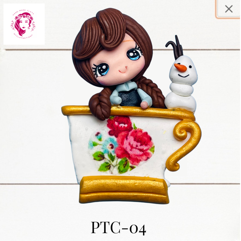 PTC-04: Princess &amp; Teacups Clay Bow Center