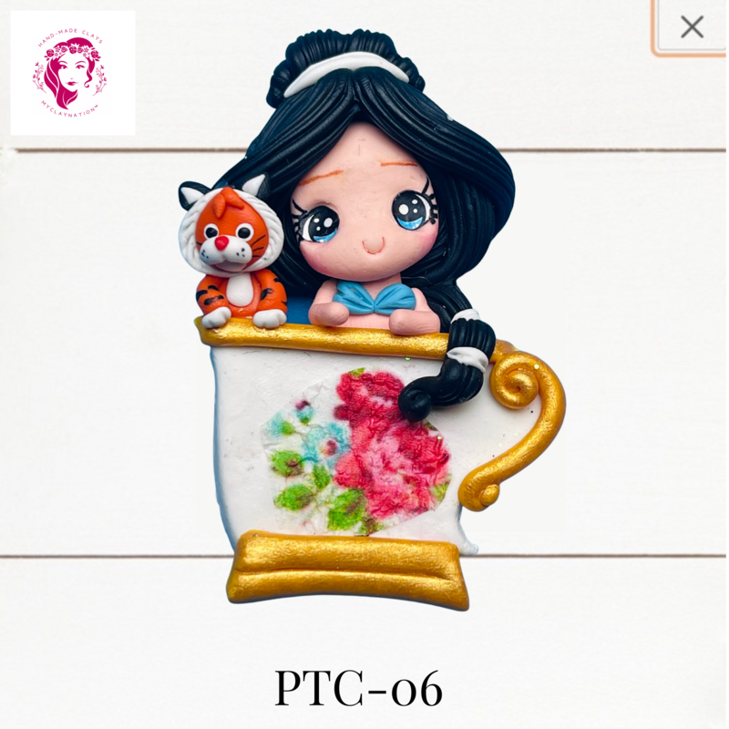 PTC-06: Princess &amp; Teacups Clay Bow Center