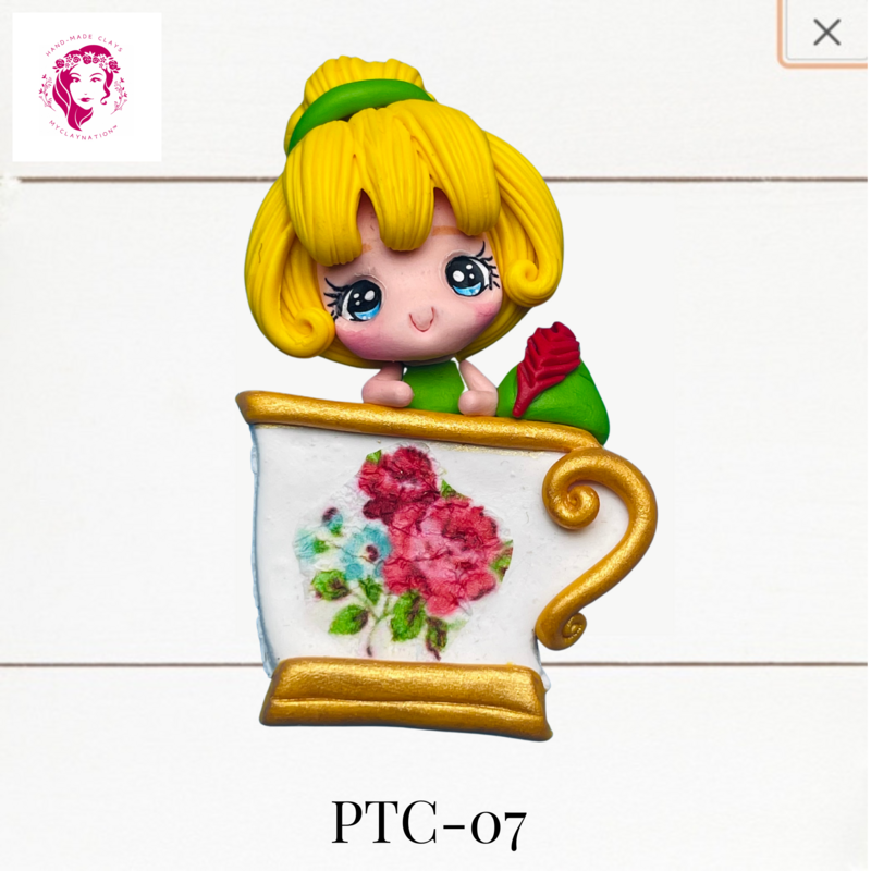 PTC-07: Princess &amp; Teacups Clay Bow Center