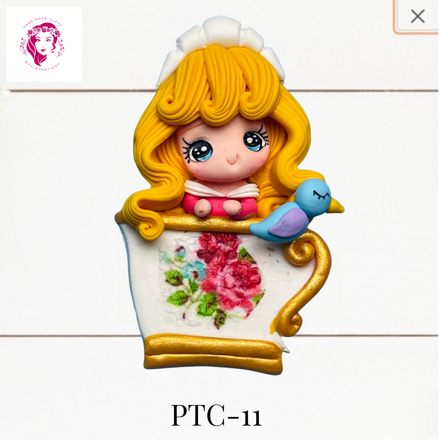 PTC-11: Princess &amp; Teacups Clay Bow Center