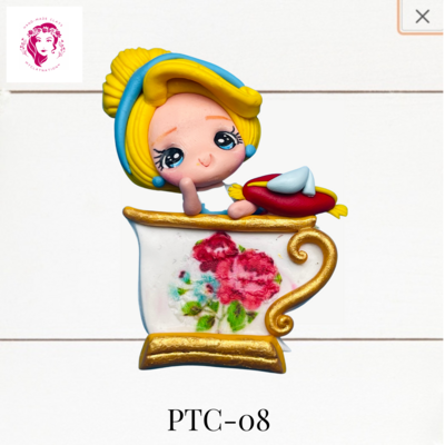 PTC-08: Princess &amp; Teacups Clay Bow Center