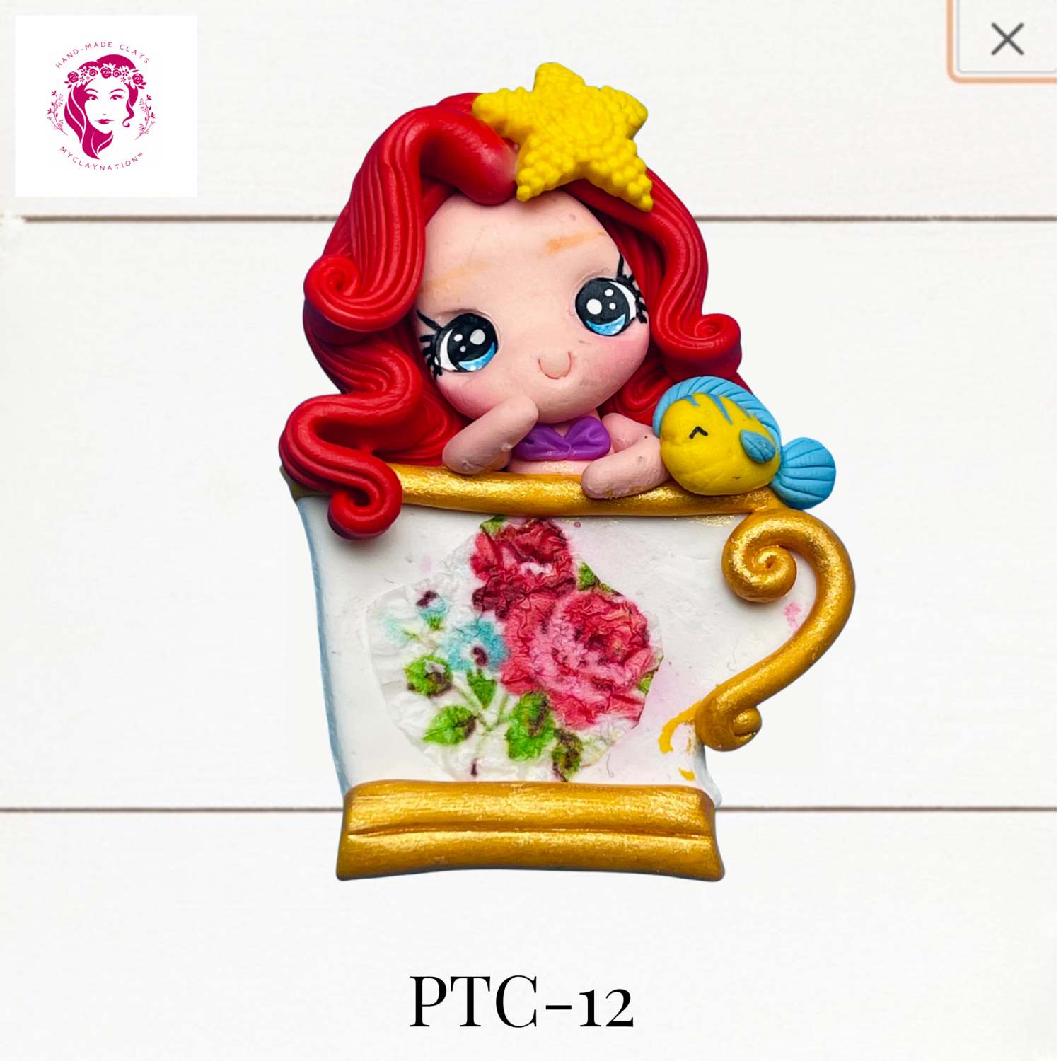 PTC-12: Princess &amp; Teacups Clay Bow Center