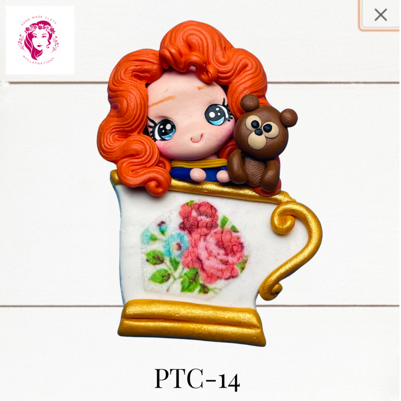 PTC-14: Princess &amp; Teacups Clay Bow Center