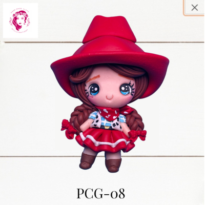 PCG-08: Cowgirl Clay Bow Center