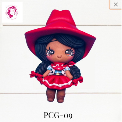 PCG-09: Cowgirl Clay Bow Center