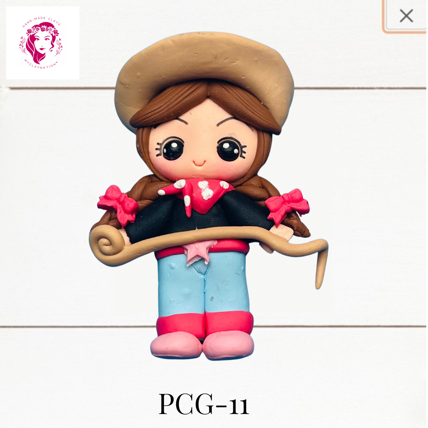 PCG-11: Cowgirl Clay Bow Center