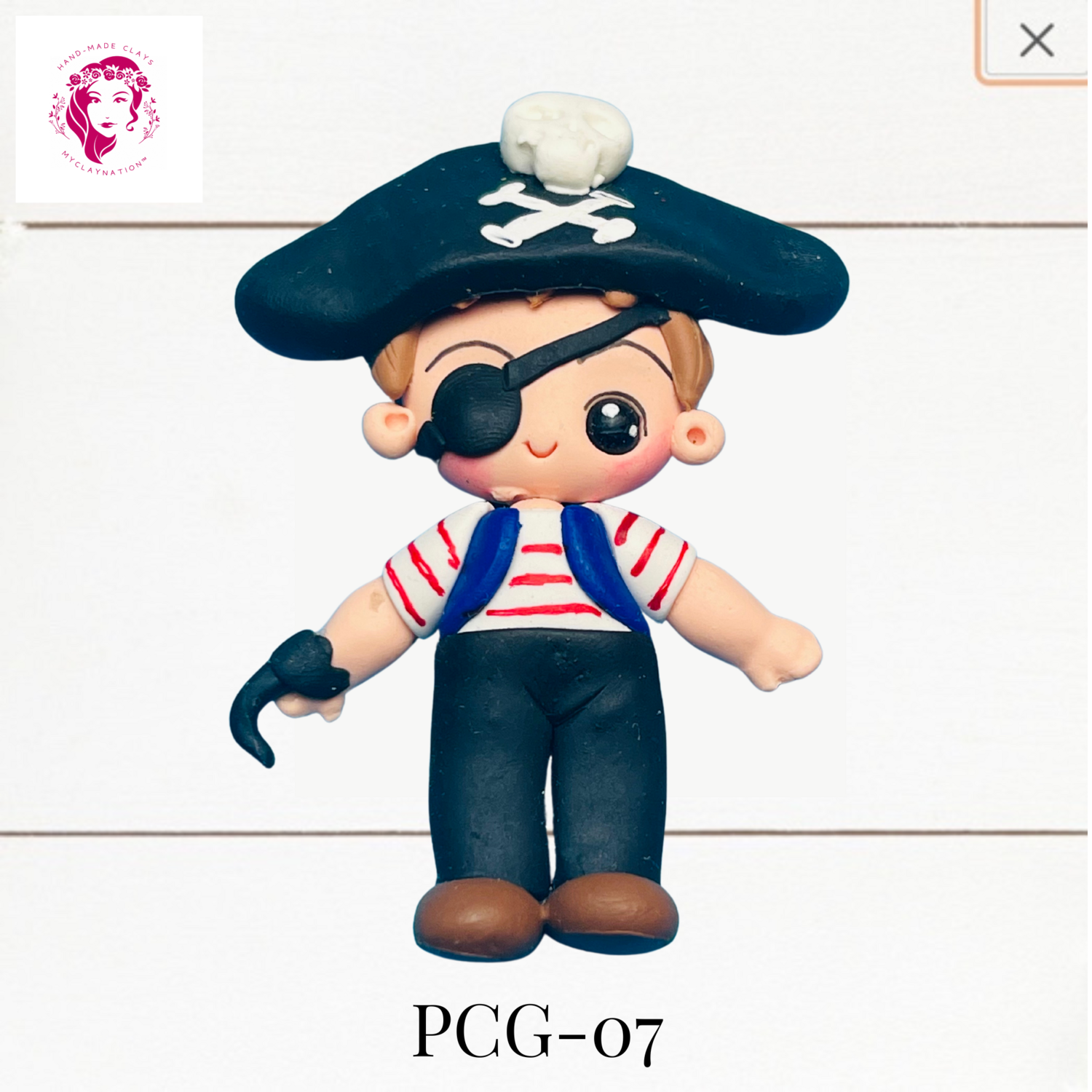 PCG-07: Pirate Clay Bow Center