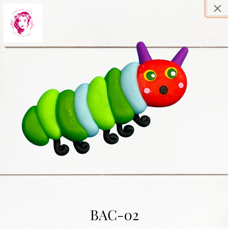 BAC-02: Animal Babies Clay Bow Center